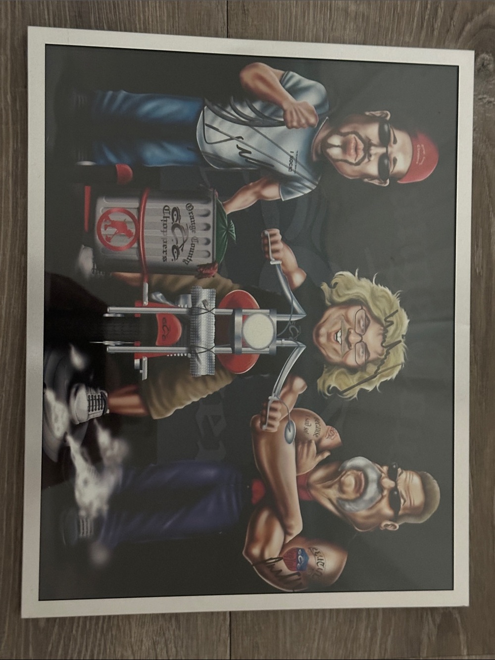 Orange County choppers autographed photo